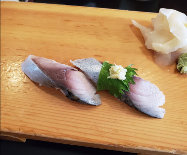 Order Japanese Mackerel Sushi food online from Sushi House store, Los Angeles on bringmethat.com