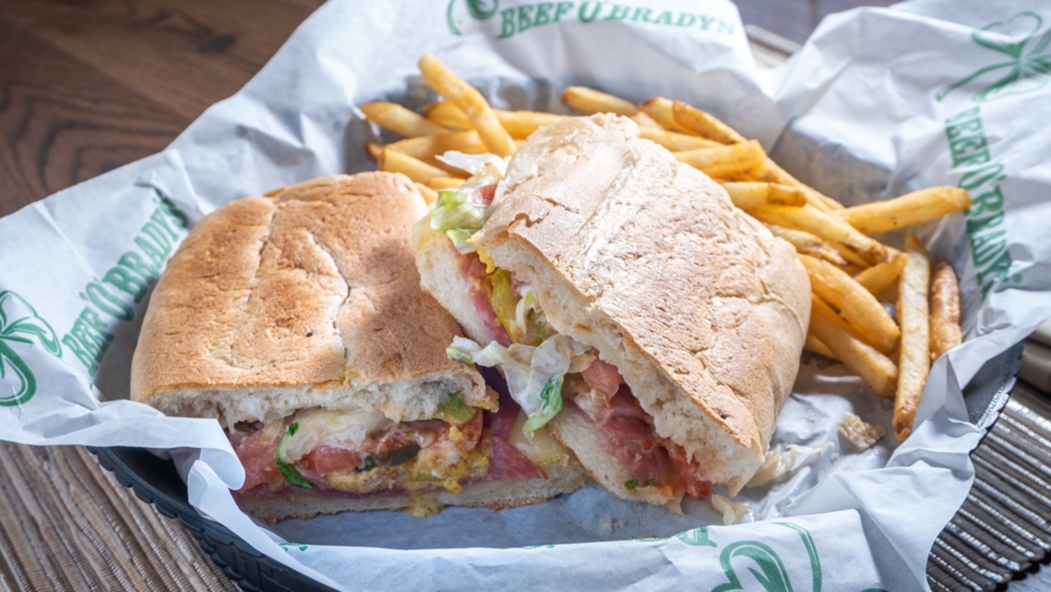 Order Cuban - Hot and Pressed food online from Beef O'Brady's store, The Villages on bringmethat.com