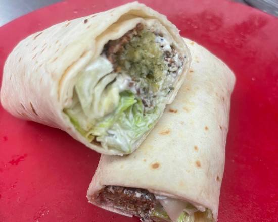 Order Falafel Wrap Only food online from Kennedy Fried Chicken store, Monticello on bringmethat.com