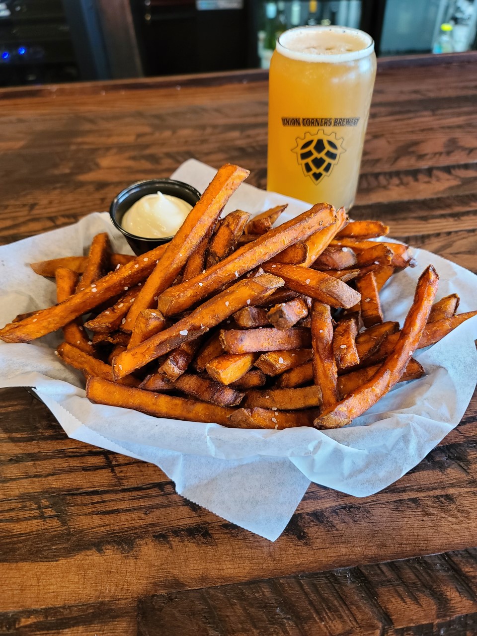 Order Sweet Potato Fries food online from Union Corners Brewery store, Madison on bringmethat.com
