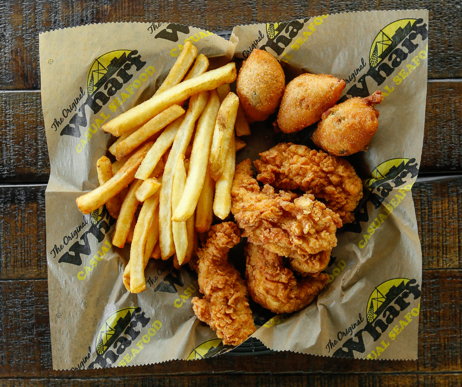 Order Chicken Tenders Basket food online from Wharf Casual Seafood Dothan store, Dothan on bringmethat.com