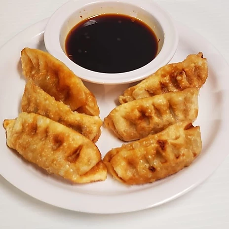 Order Fried Dumpling (6) 锅贴 food online from Bai Du store, Perrysburg on bringmethat.com