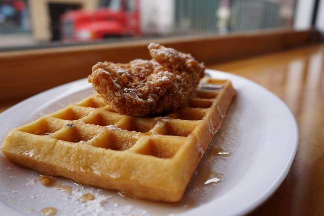 Order Chicken & Waffle food online from Jack's Grill store, Ithaca on bringmethat.com