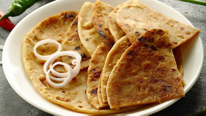 Order Onion Paratha food online from Indian Pizza Snob store, Pittsburgh on bringmethat.com