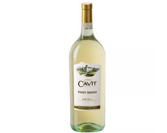 Order Cavit Pinot Grigio, 1.75L white wine (12.1% ABV) food online from Cold Spring Liquor store, Liberty Hill on bringmethat.com