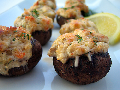 Order Crab Stuffed Mushrooms food online from Ametis Pizza store, Clifton on bringmethat.com