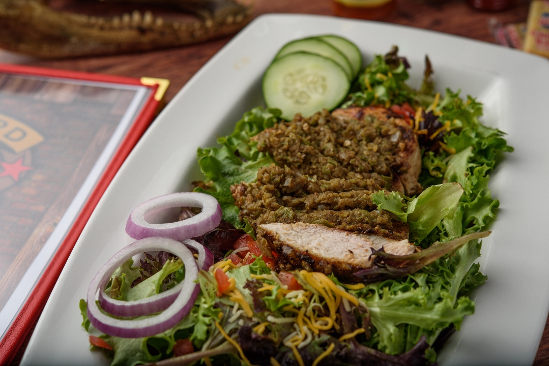 Order Jamaican Jerk Chicken Salad food online from Buzzard Billy store, Lincoln on bringmethat.com