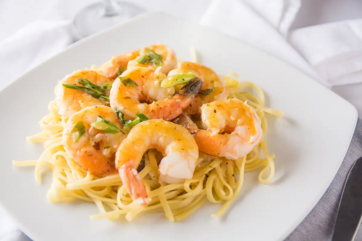 Order Shrimp Scampi food online from The Olive Branch Italian Grill store, Reisterstown on bringmethat.com