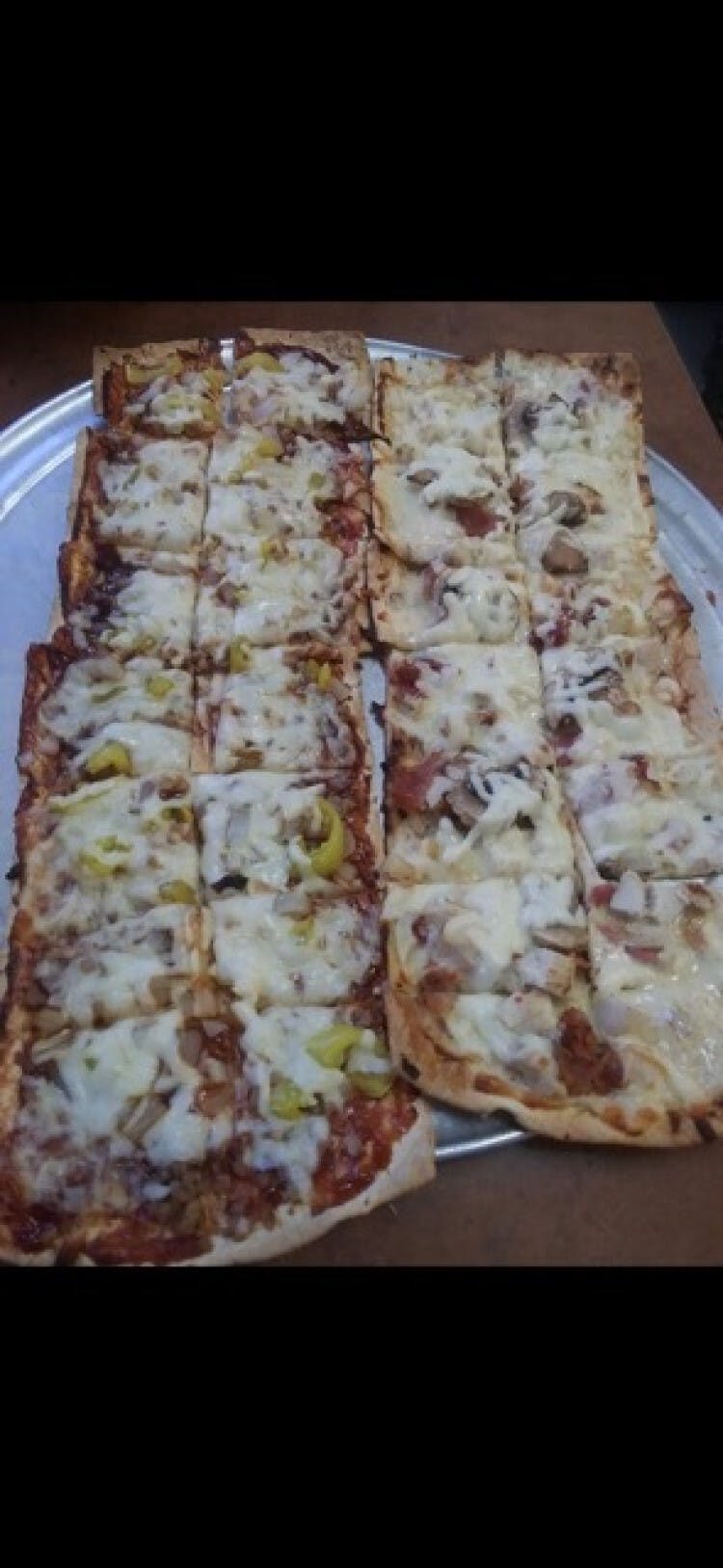 Order Chicken Flat Bread Pie - Small 10" food online from Brother Joe Bbq store, Waveland on bringmethat.com