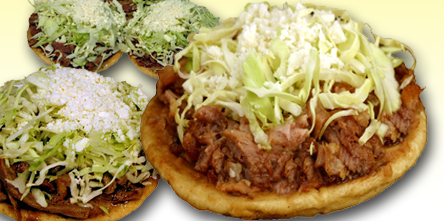 Order SOPES: Bistec food online from Nuevo Azteca store, Bronx on bringmethat.com
