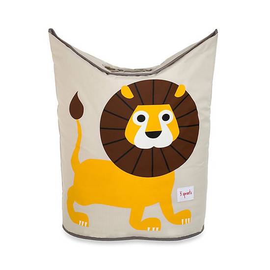 Order 3 Sprouts Lion Laundry Hamper in Yellow food online from Buybuy Baby store, Snellville on bringmethat.com