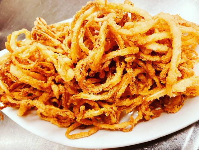 Order Crispy Fried Onions  food online from Ted Bar & Grill store, Newark on bringmethat.com