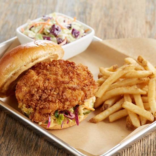 Order BJ's Kickin' Chicken Sandwich food online from Bj's restaurants & brewhouse store, Concord on bringmethat.com