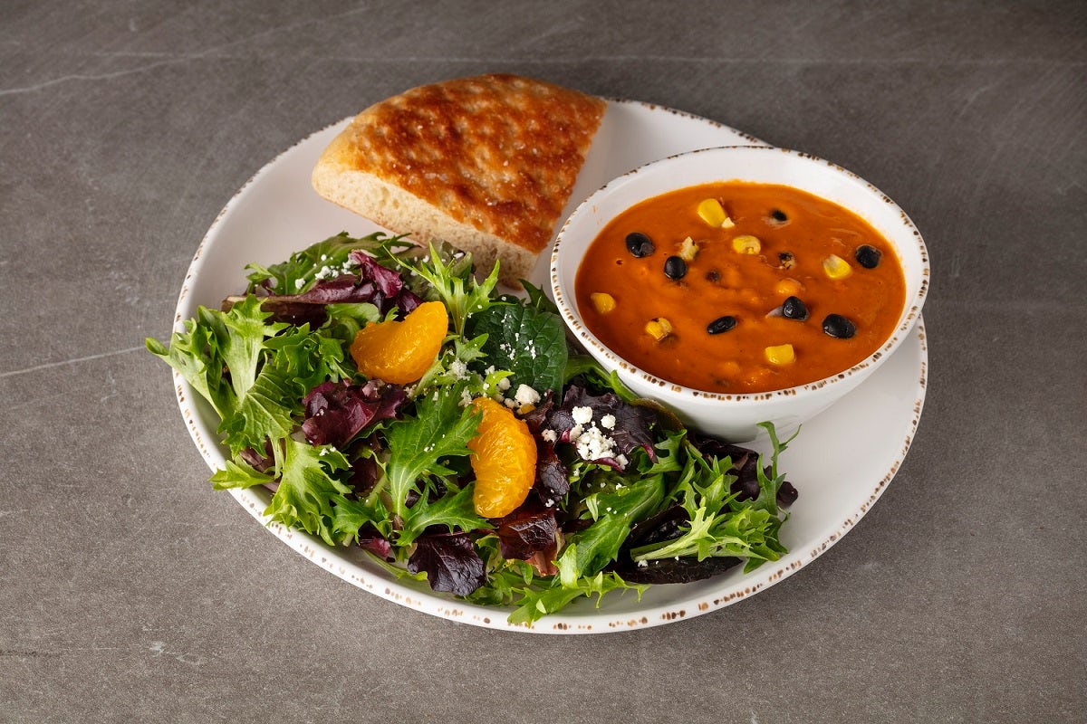 Order Broccoli Cheddar + Side Salad food online from Urbane Cafe store, Stevenson Ranch on bringmethat.com