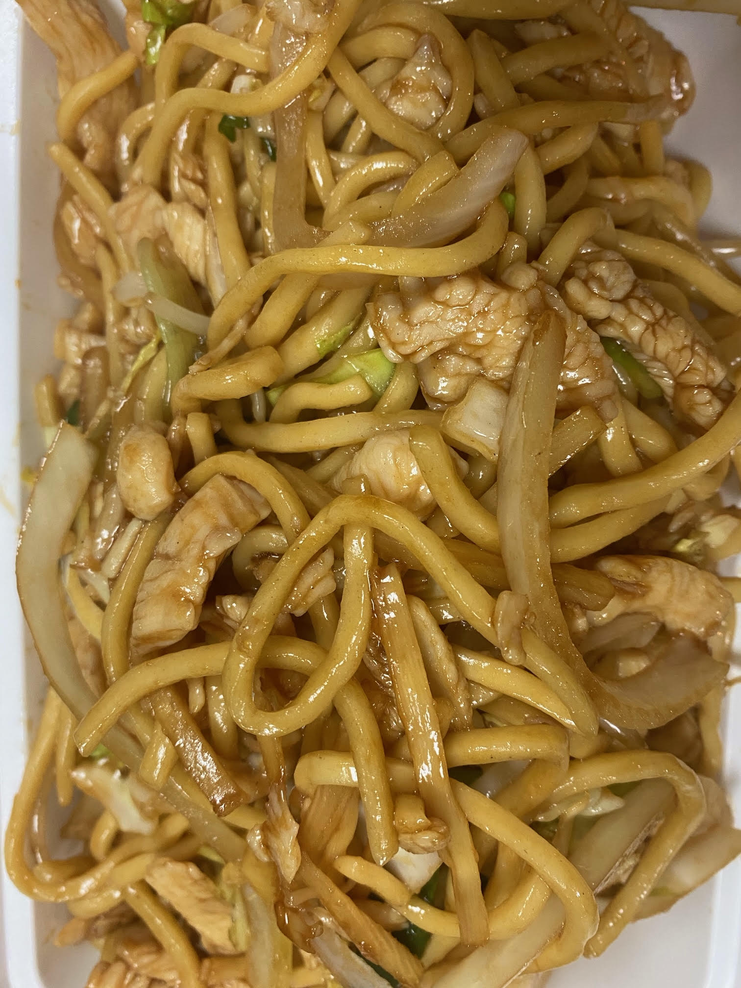 Order 30. Chicken Lo Mein food online from Double Dragon store, Rio Rancho on bringmethat.com