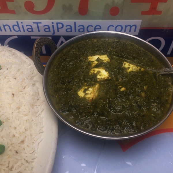 Order J4. Saag Paneer food online from India Taj Palace store, San Antonio on bringmethat.com