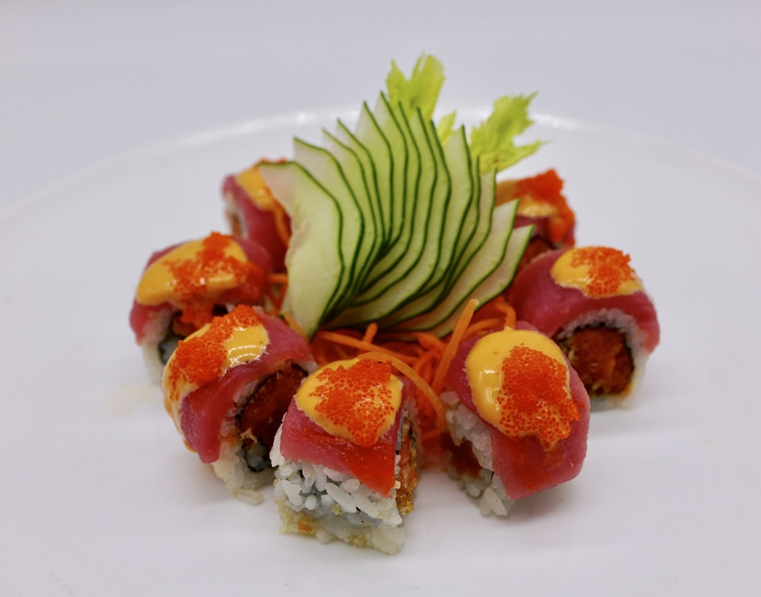 Order NC State Roll food online from Red Bowl Asian Bistro store, Cary on bringmethat.com