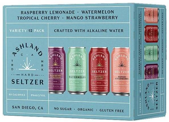 Order Ashland Hard Seltzer Tropical Variety Pack - 12pk food online from Divine Wine and Spirits store, San Diego on bringmethat.com