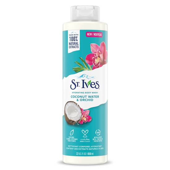 Order St. Ives Hydrating Cruelty-Free Coconut Water & Orchid Body Wash, 22 OZ food online from CVS store, FRANKFORT on bringmethat.com