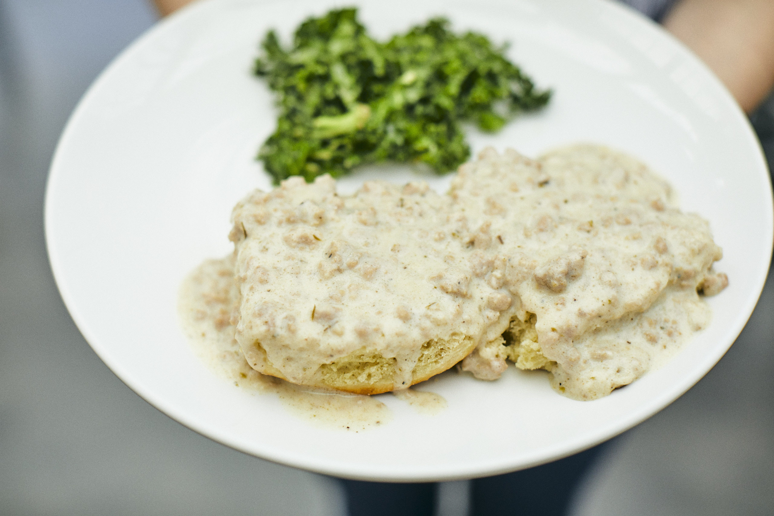 Order Biscuit and Sausage Gravy food online from Biscuit Love store, Nashville on bringmethat.com