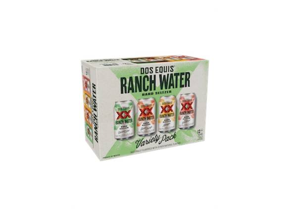 Order Dos Equis Ranch Water Variety - 12x 12oz Cans food online from Goody Goody Liquor store, Addison on bringmethat.com
