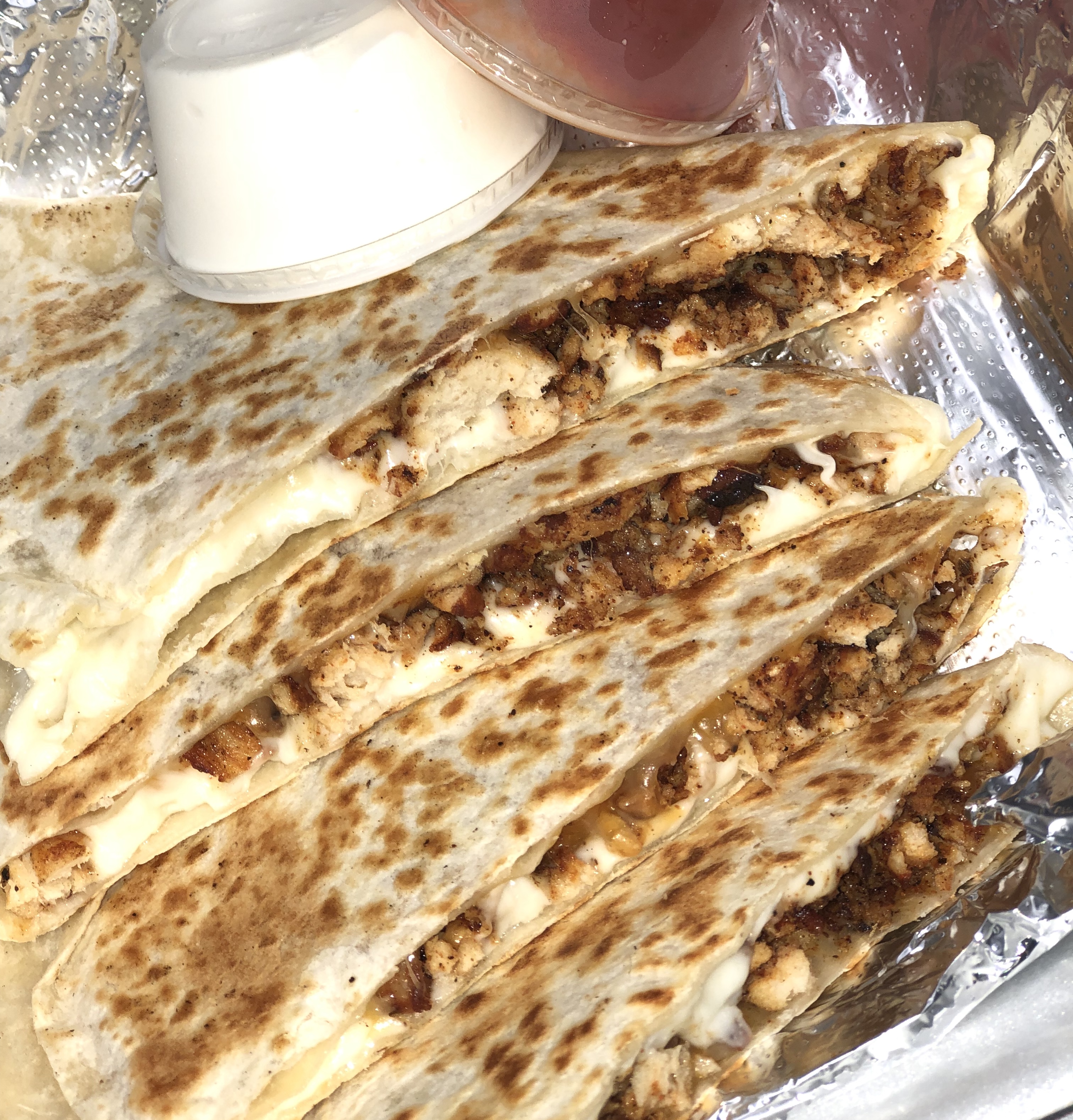 Order Chicken Quesadillas food online from State Street Pizzeria store, Schenectady on bringmethat.com