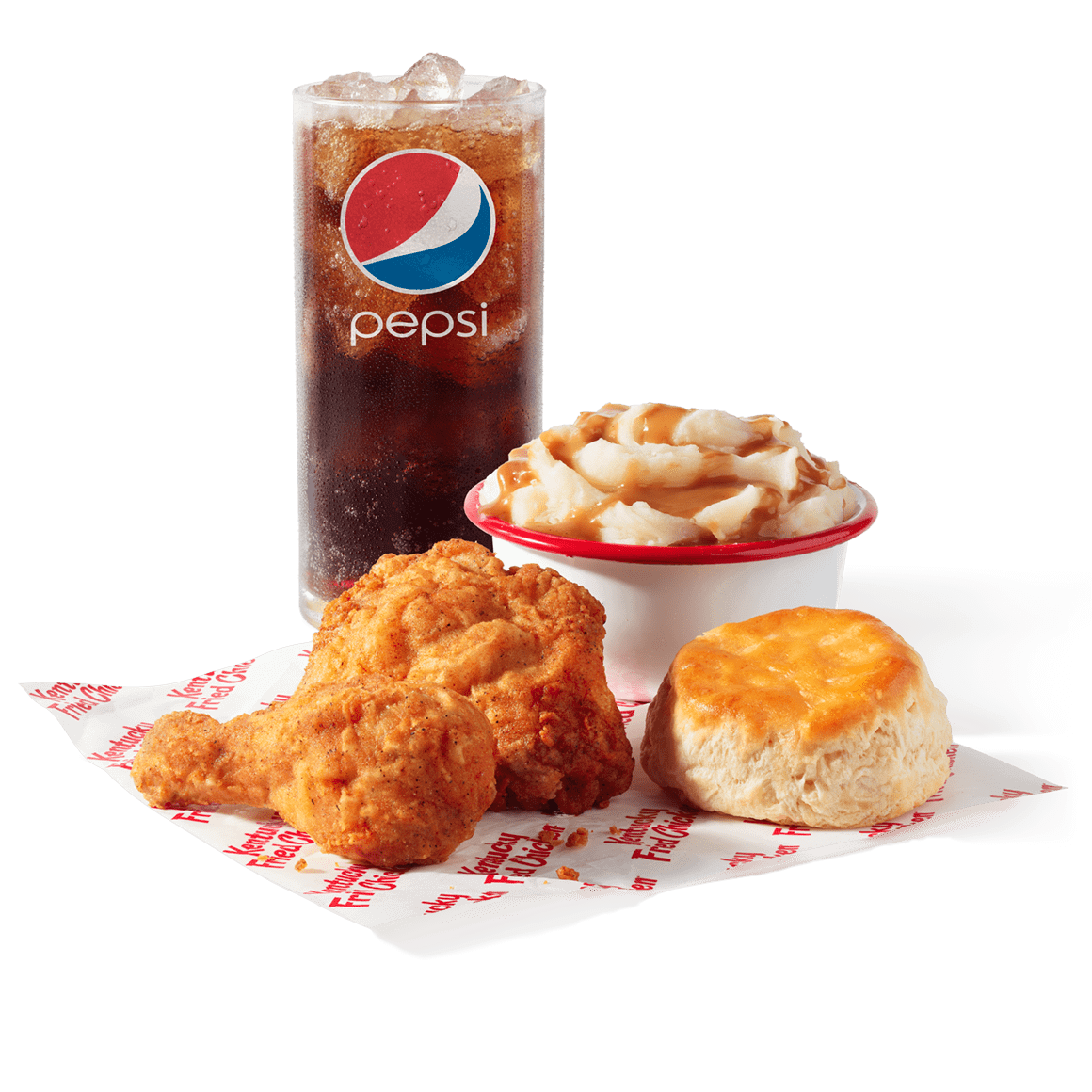 Order 2 pc. Drum & Thigh Combo food online from Kfc store, Fairbanks on bringmethat.com