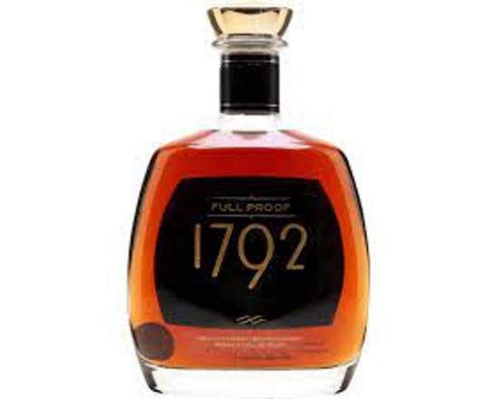 Order 1792 Full Proof Sinlge Barrel Select 750 ml 62.5% food online from Pacific Liquor Market store, Bell Gardens on bringmethat.com
