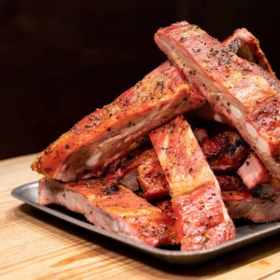 Order Pork Spare Ribs food online from Hill Country Barbecue Market store, New York on bringmethat.com