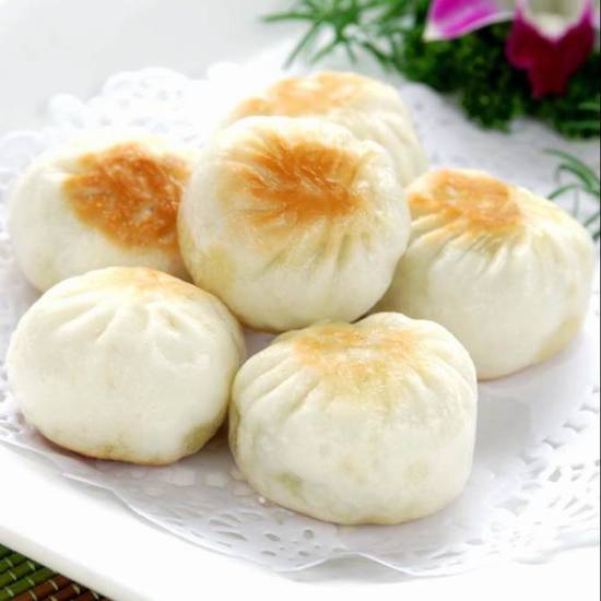 Order Pan Fried Pork Buns煎包 food online from Chuanyu Fusion store, Oklahoma City on bringmethat.com