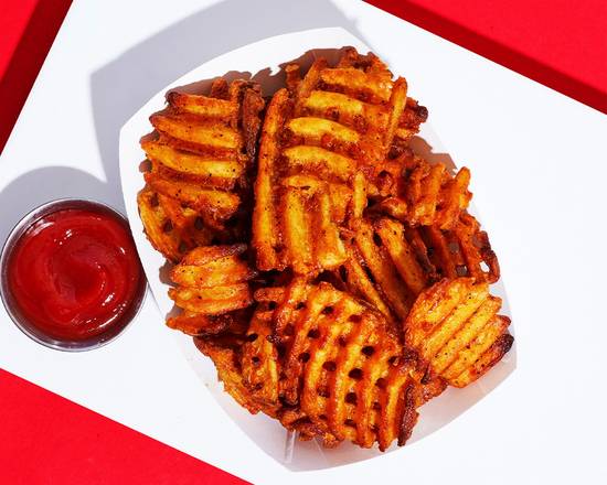 Order Waffle Fries food online from Cupid's Wings store, Dearborn on bringmethat.com