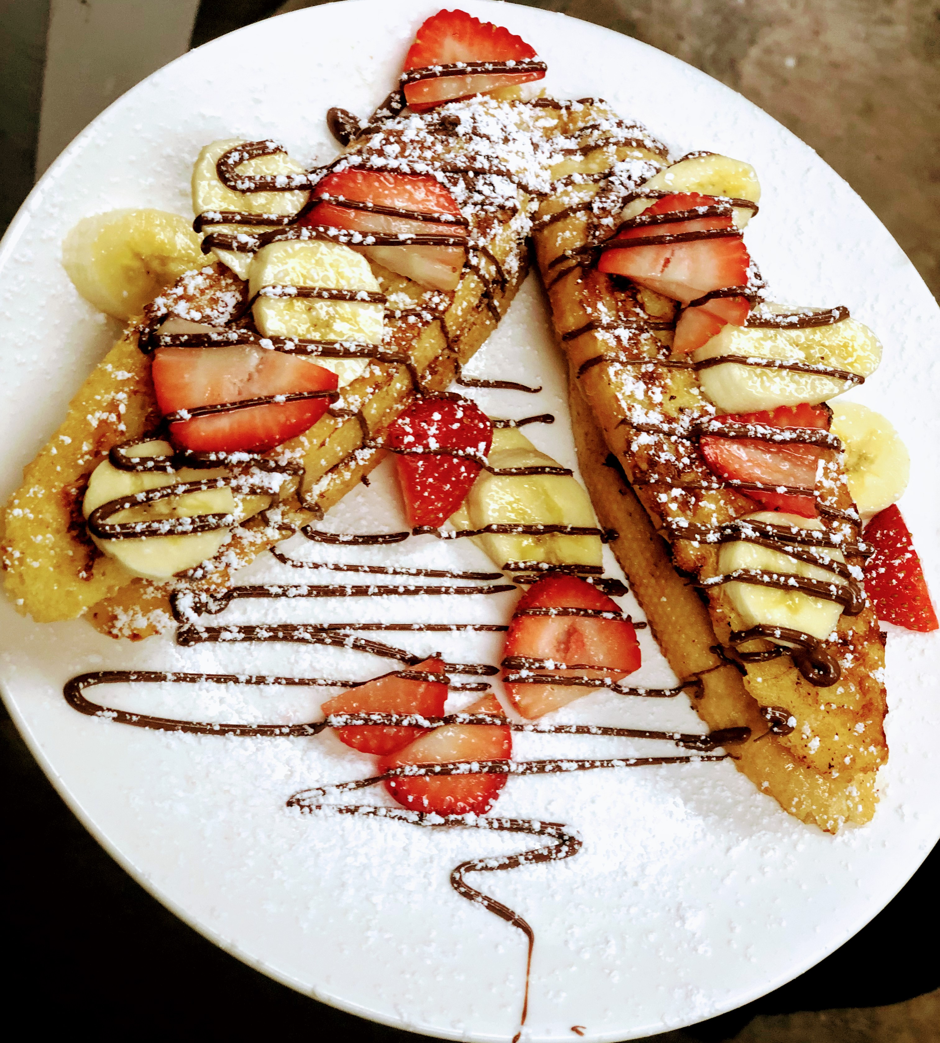 Order Stuffed French Toast food online from The Crepery Cafe store, Rolling Hills Estates on bringmethat.com