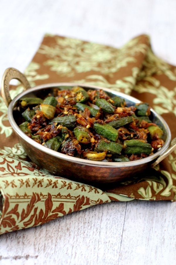 Order Oakra Masala food online from Indian Tadka store, San Diego on bringmethat.com