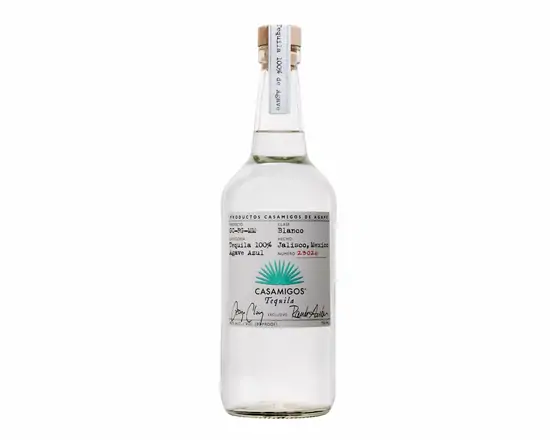 Order Casamigos Blanco, 750mL tequila (40.0% ABV) food online from Van Ness Liquors store, San Francisco on bringmethat.com