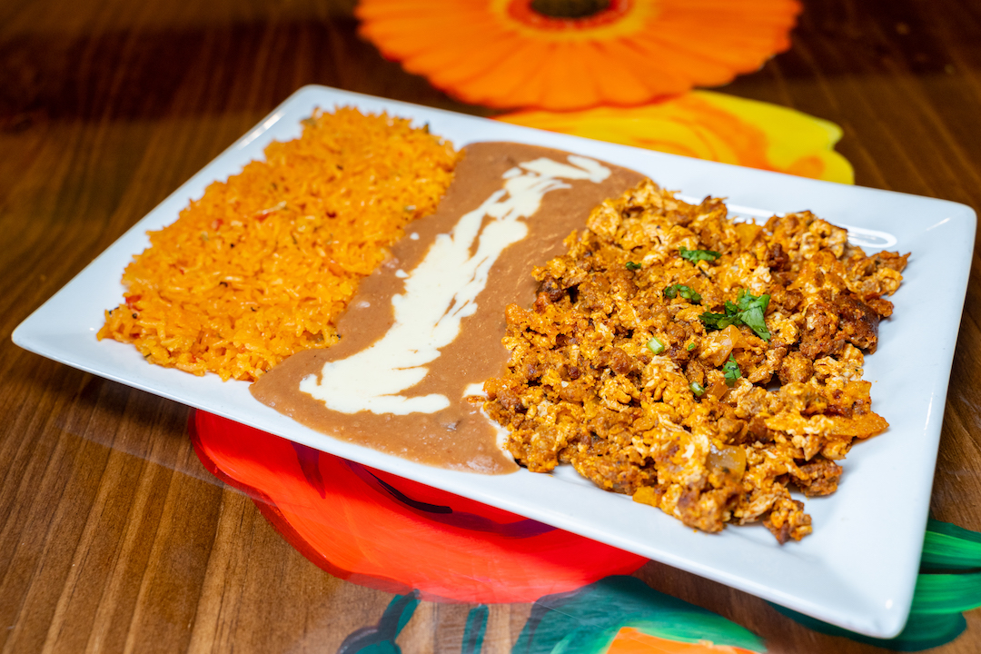 Order Huevos con Chorizo Lunch Special food online from Maria's Mexican Restaurant store, Charlotte on bringmethat.com