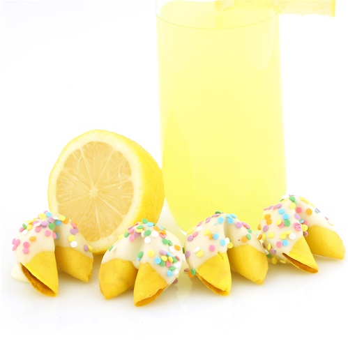 Order Lemon Flavored Fortune Cookie food online from Fancy Fortune Cookies store, Indianapolis on bringmethat.com
