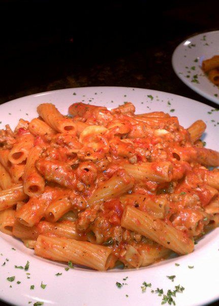 Order Rigatoni alla Boscaiola Dinner food online from La Gondola  store, Chicago on bringmethat.com