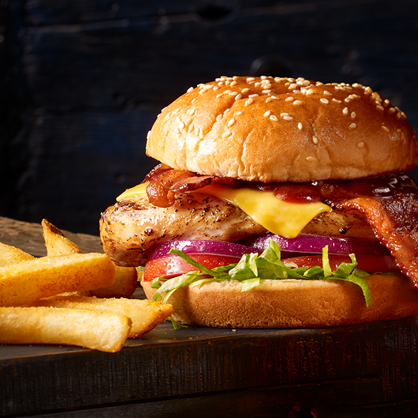 Order BBQ Bacon Cheddar Burger food online from Studio Movie Grill store, Plano on bringmethat.com