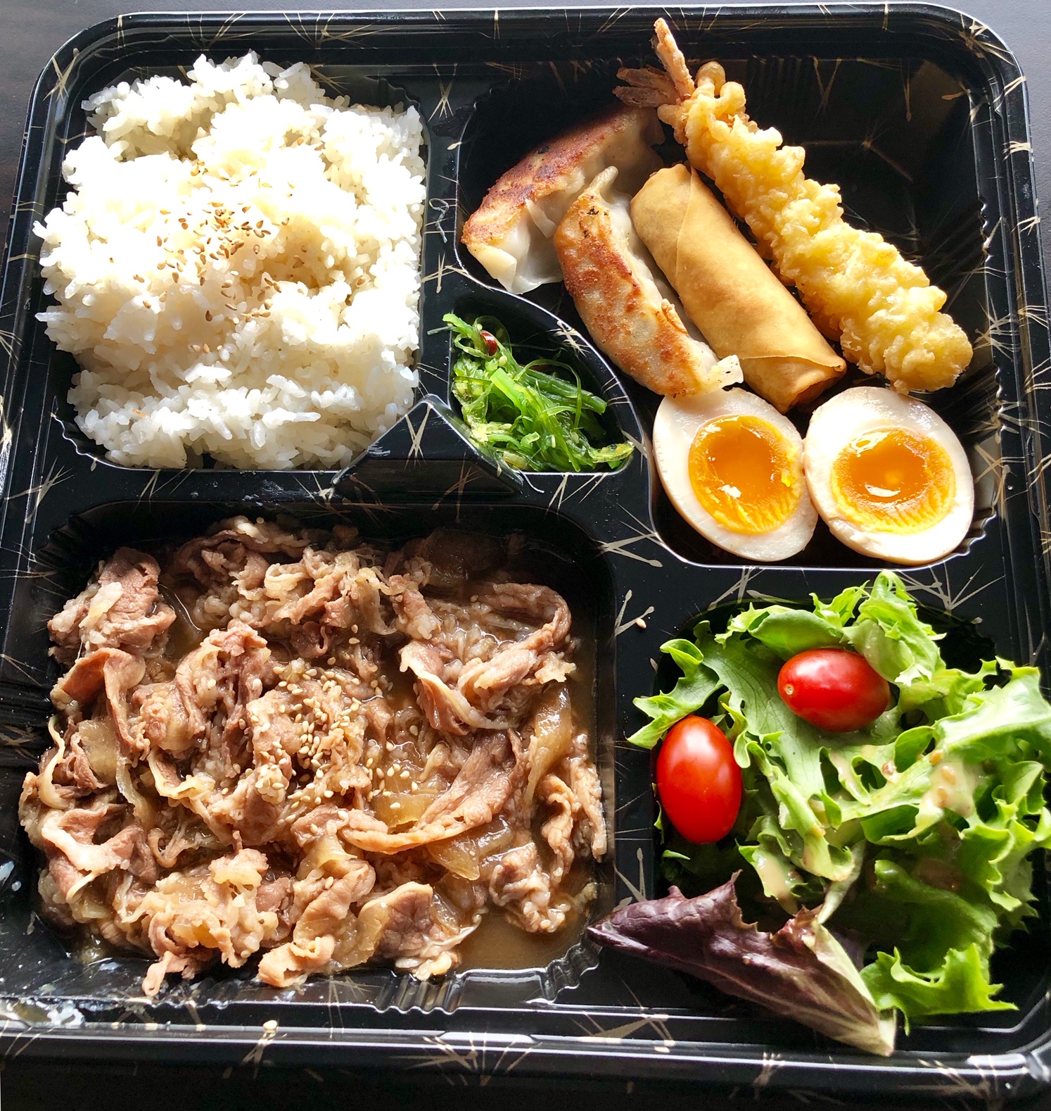 Order Sukiyaki Beef Bento food online from Ninja Ramen store, Hillsboro on bringmethat.com