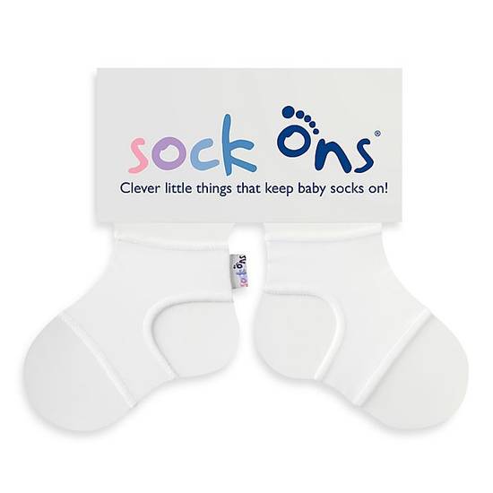 Order Sock Ons® Size 0-6M Classic Socks in White food online from Bed Bath & Beyond store, Lancaster on bringmethat.com