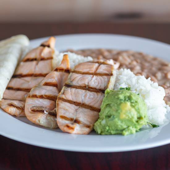 Order Grilled Salmon Platter food online from California Cocina store, Los Alamitos on bringmethat.com