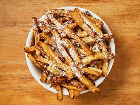 Order Side Parm Fries food online from Sabrina Cafe store, Wynnewood on bringmethat.com