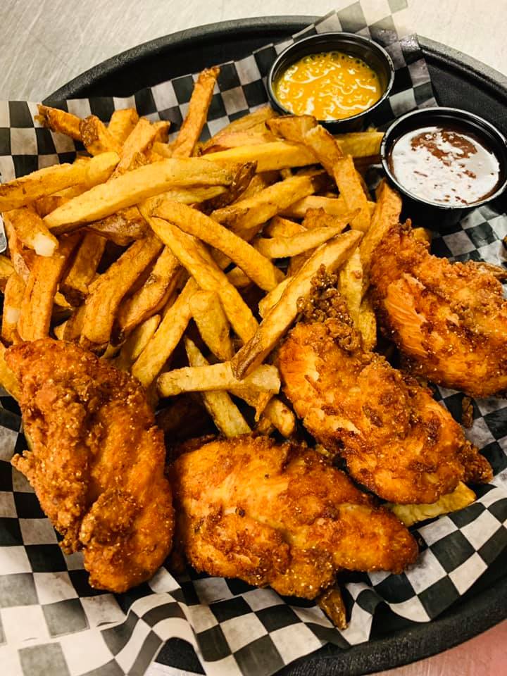 Order Chicken Tender Basket food online from Mojo Pub -N- Grill store, Youngstown on bringmethat.com