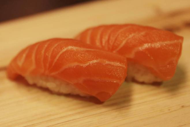 Order Salmon (2pc) food online from Nori Sushi Eatery store, South Pasadena on bringmethat.com