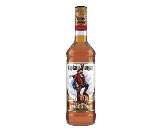 Order Captain Morgan Spiced, 750mL rum (35.0% ABV) food online from Luckys Liquor store, Los Angeles on bringmethat.com