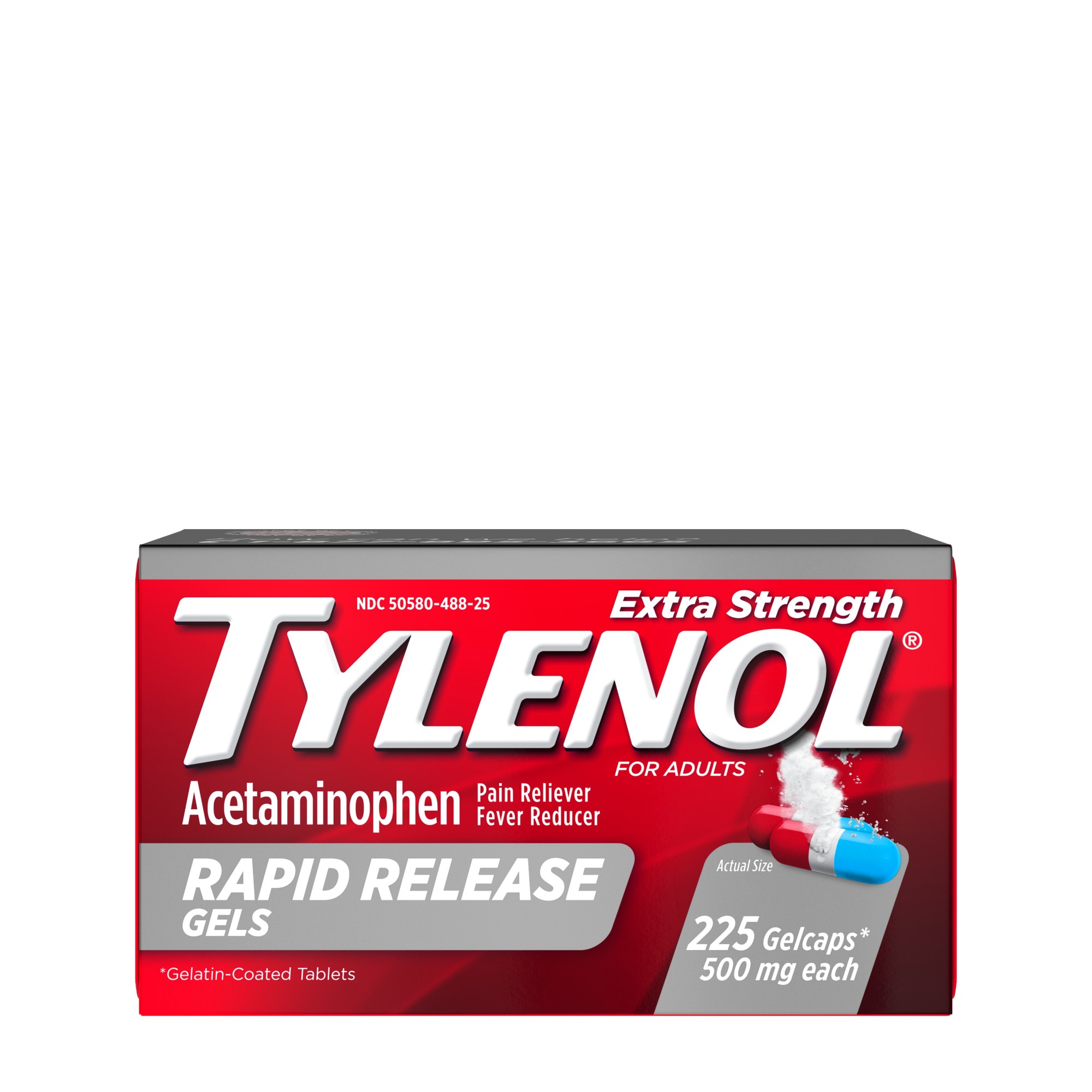 Order Tylenol Extra Strength Rapid Release Gels with Acetaminophen - 225 ct food online from Rite Aid store, REEDLEY on bringmethat.com