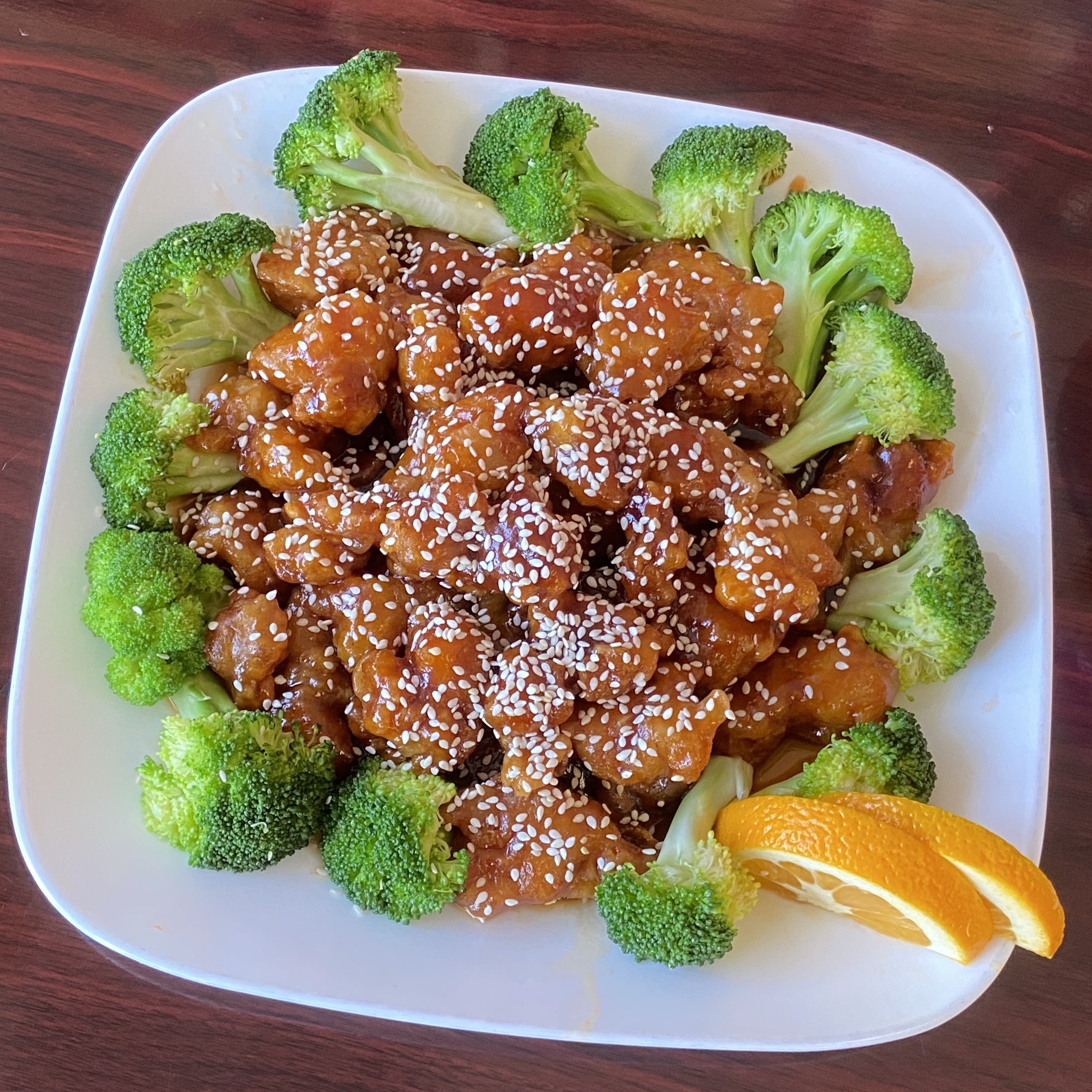 Order A7. Sesame Chicken food online from New China Express store, Newport News on bringmethat.com