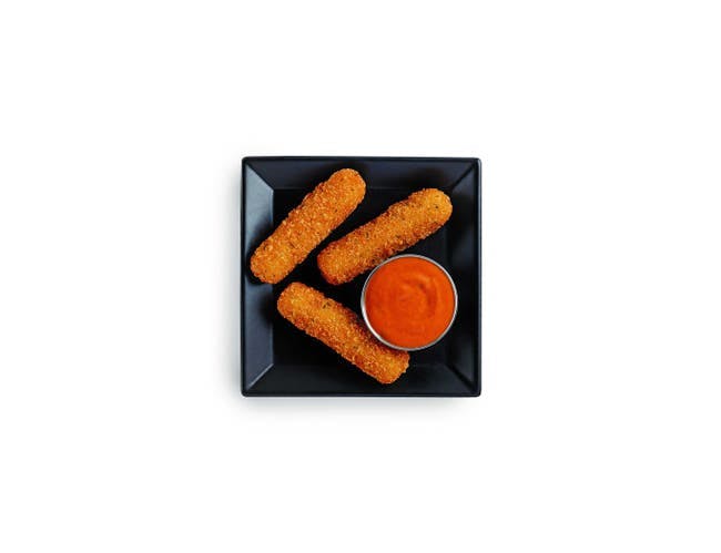 Order Mozzarella Sticks - 5 Pieces food online from Mario Cafe & Pizzeria store, East Greenville on bringmethat.com