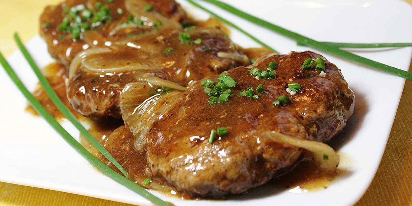Order Hamburger Steak Friday Special - Special food online from Golden Pizzeria store, Norfolk on bringmethat.com