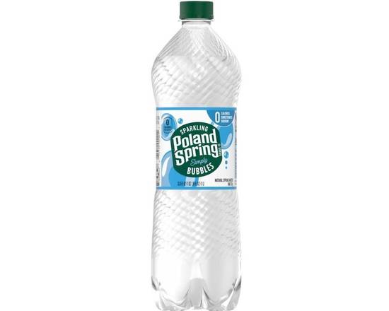 Order Poland Spring Original Sparkling Water Liter food online from Fialkoff Kosher Pizza store, Lawrence on bringmethat.com